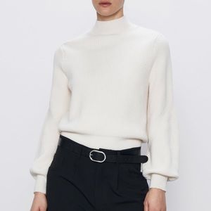 High Neck Sweater: ZARA